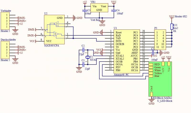 Schaltplan ohne LEDs