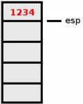 Stack mit einem Element