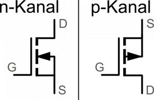 MOSFET Schaltsymbole