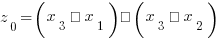 z_0 = (x_3 ∧ x_1) ∨ (x_3 ∧ x_2)