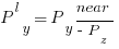 P^l_y = P_y {near/{-P_z}}